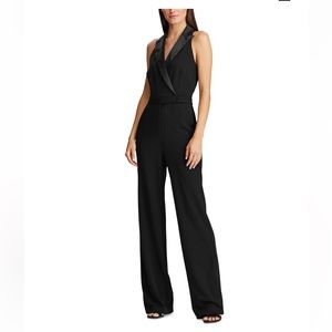 Lauren Ralph Lauren Straight Leg Tuxedo Jumpsuit NWT